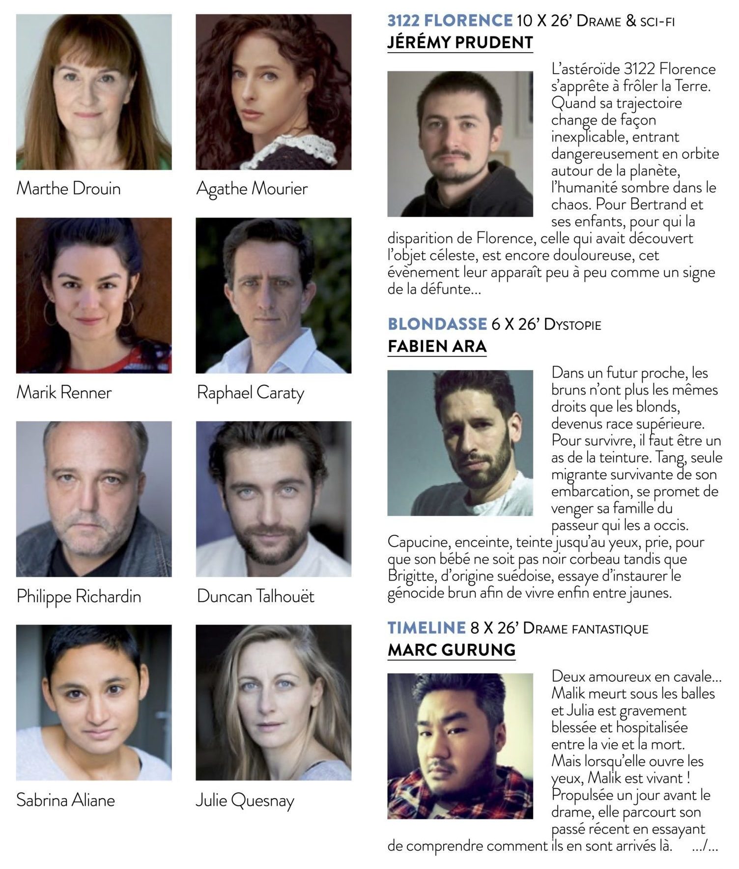 Masod Robi PITCHS DE PROJETS DE SÉRIES COURTES - Paris Courts Devant